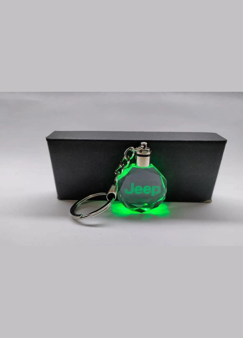 Брелок автомобильный на ключе Джип авто брелок с логотипом Jeep с подсветкой (R051072) GF (316093796)