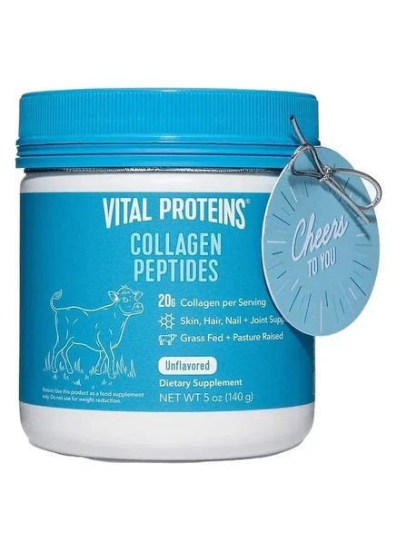Пептиды коллагена Collagen Peptides, без вкуса, порошок, 140 г Vital Proteins (368303016)