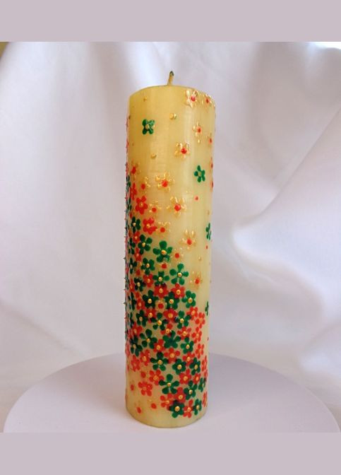 Свеча ручной работы декоративная "Дыхание весны" No Brand (349843238)