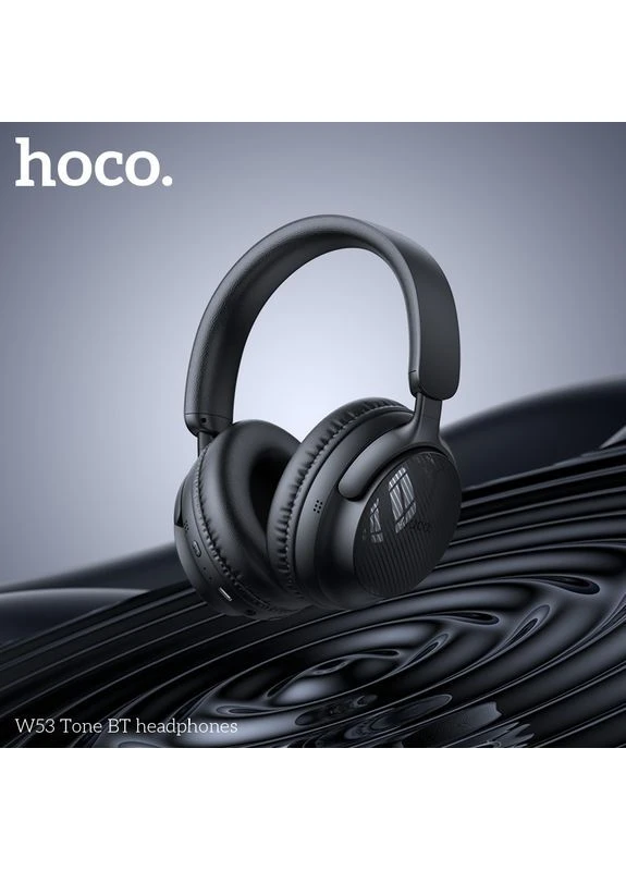 Наушники беспроводные накладные W53 Tone Bluetooth 5.4 черные Hoco (402271925)