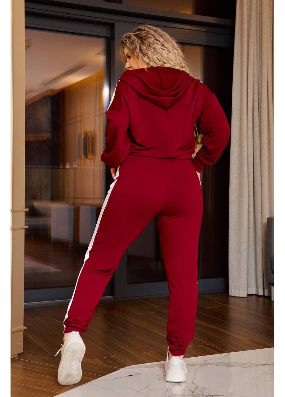 Жіночий спортивний костюм кольору графіт New Trend (304988195)