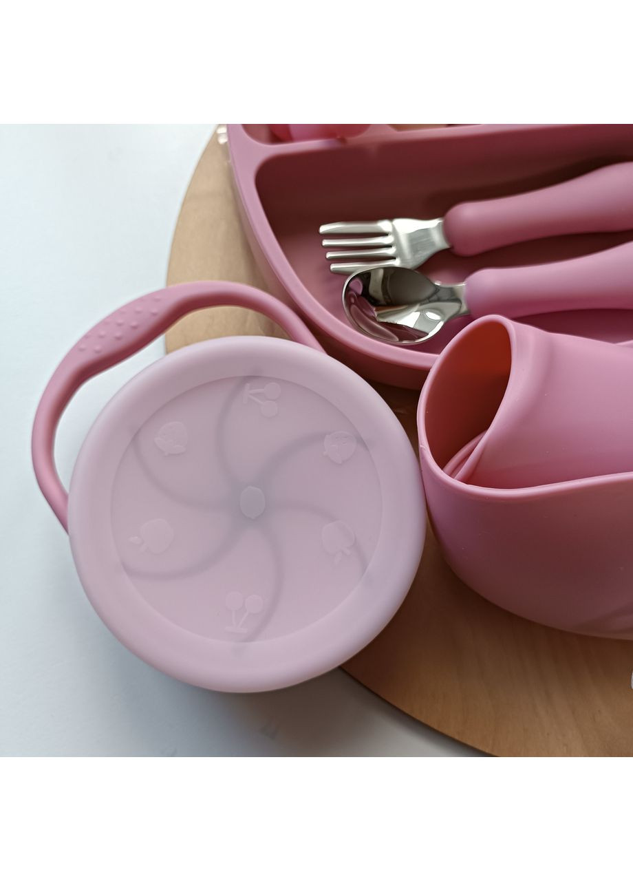 Набор посуды для малыша Блаш 11 шт Безопасная детская посуда Столовый набор для ребенка (0347) No Brand (368999841)