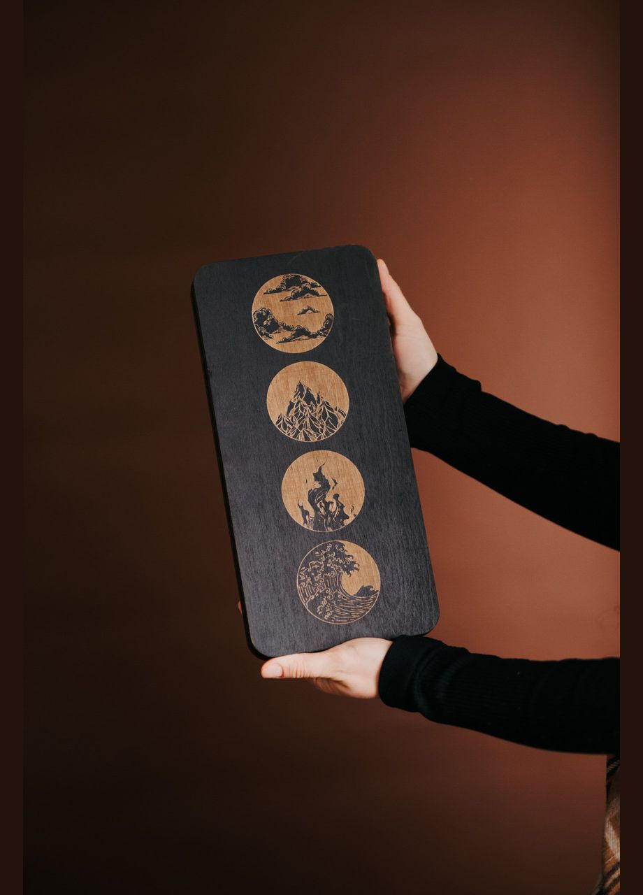 Дошка садху з мідними цвяхами чорна крок 10 мм No Brand (337165500)