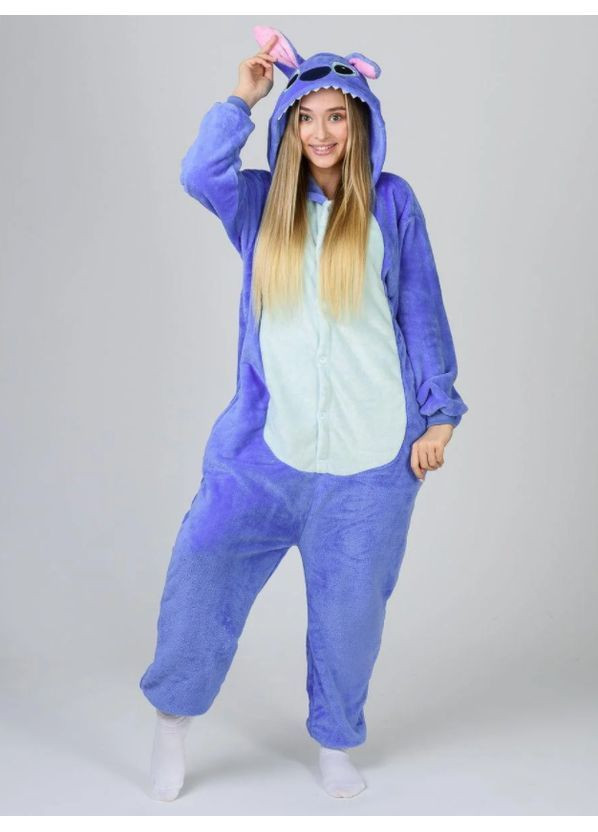 Піжама кігурумі Стіч синій S (145-155 см) Jamboo (369669351)