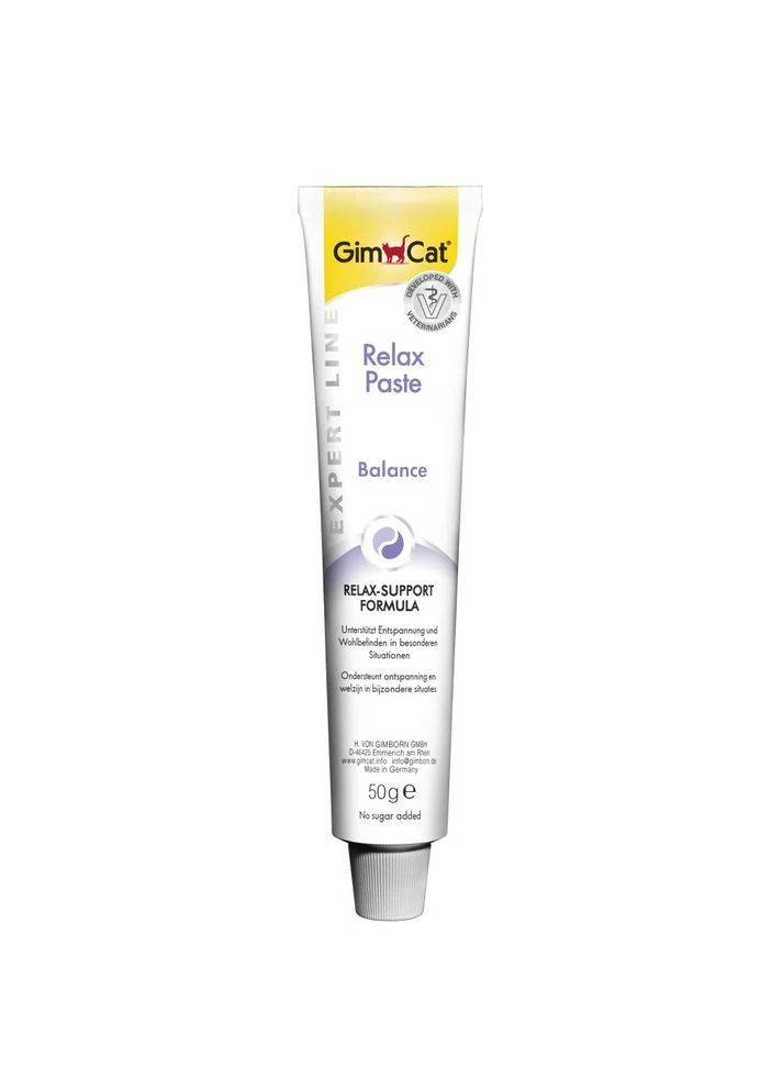 Витамины для кошек Expert Line Relax паста для стресса и тревожных состояний 50 г GimCat (399750444)