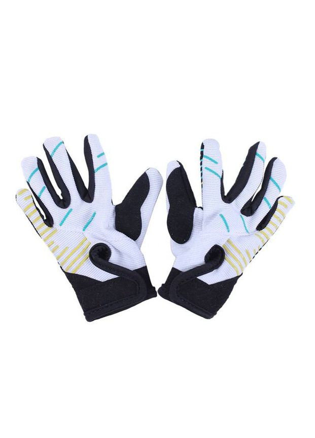 Мотоперчатки ZS04 ТАТА (черный с желтым, голубым, детские, size ) Tata (362604002)