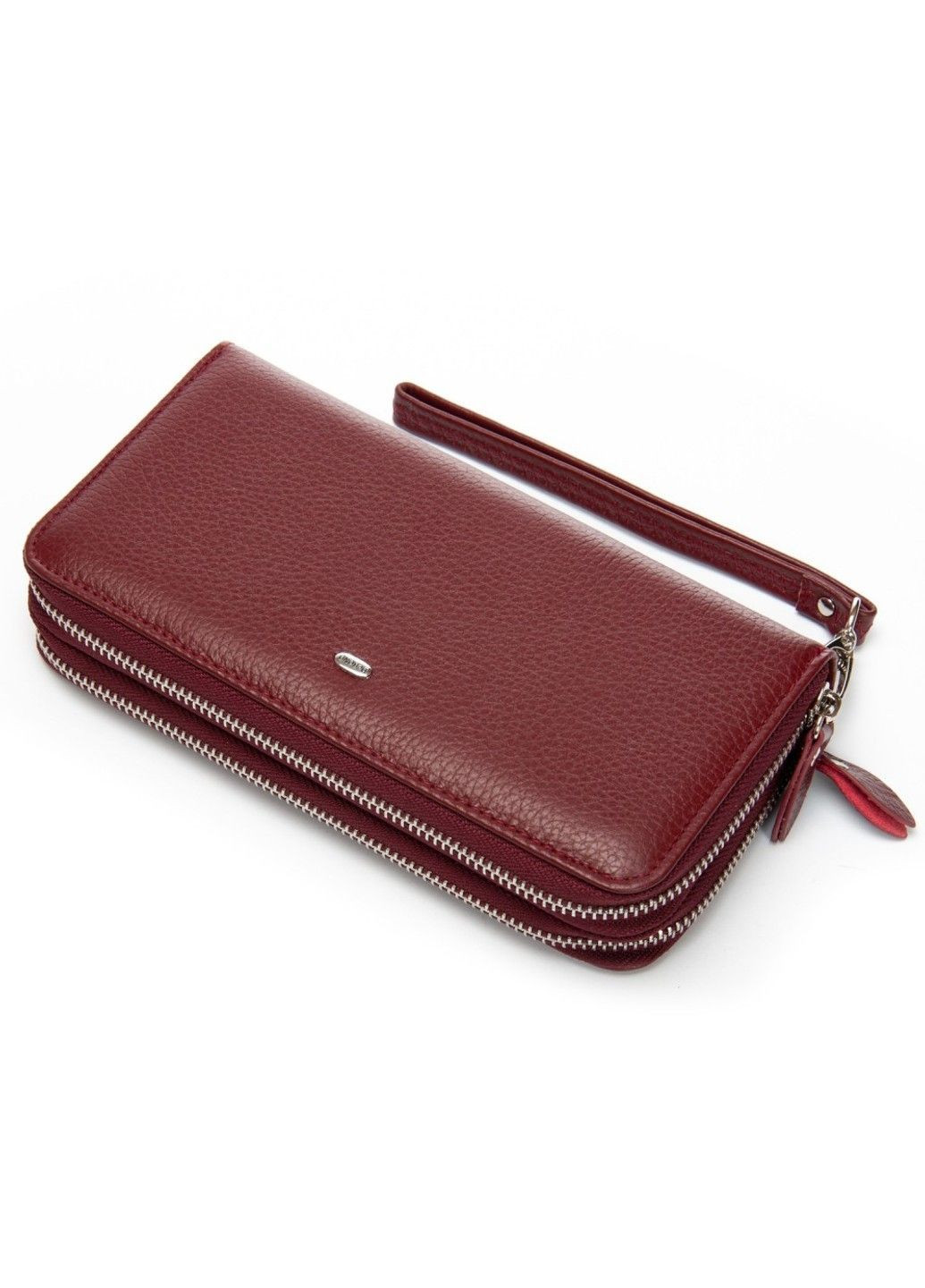 Женский кожаный кошелек Bright W39 wine red Dr. Bond (370766688)