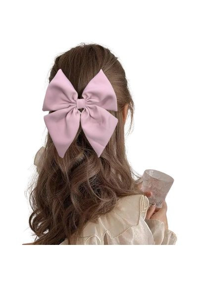 Бант для волосся з костюмної тканини Hand Made 16х18см, заколка автоматик Handmade (368772234)