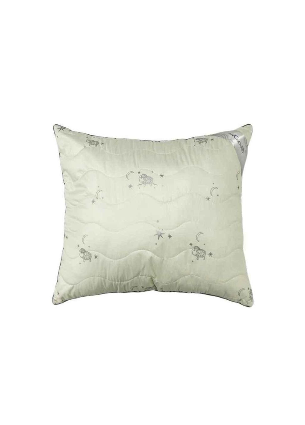 Подушка силикон MERINO BEIGE 274 микрофибра, серый 10мм холофайбер (1200г) с кутиком, р.70*70 ТМ ArCloud (364208772)