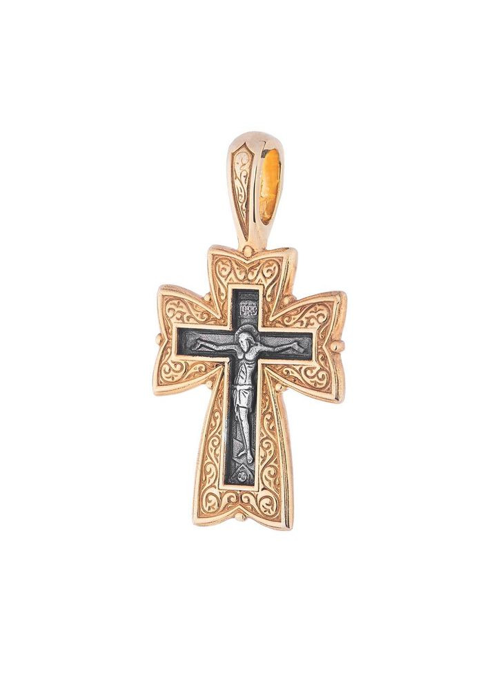 Православный крест (чернение,позолота) 131458 Oniks (264022498)