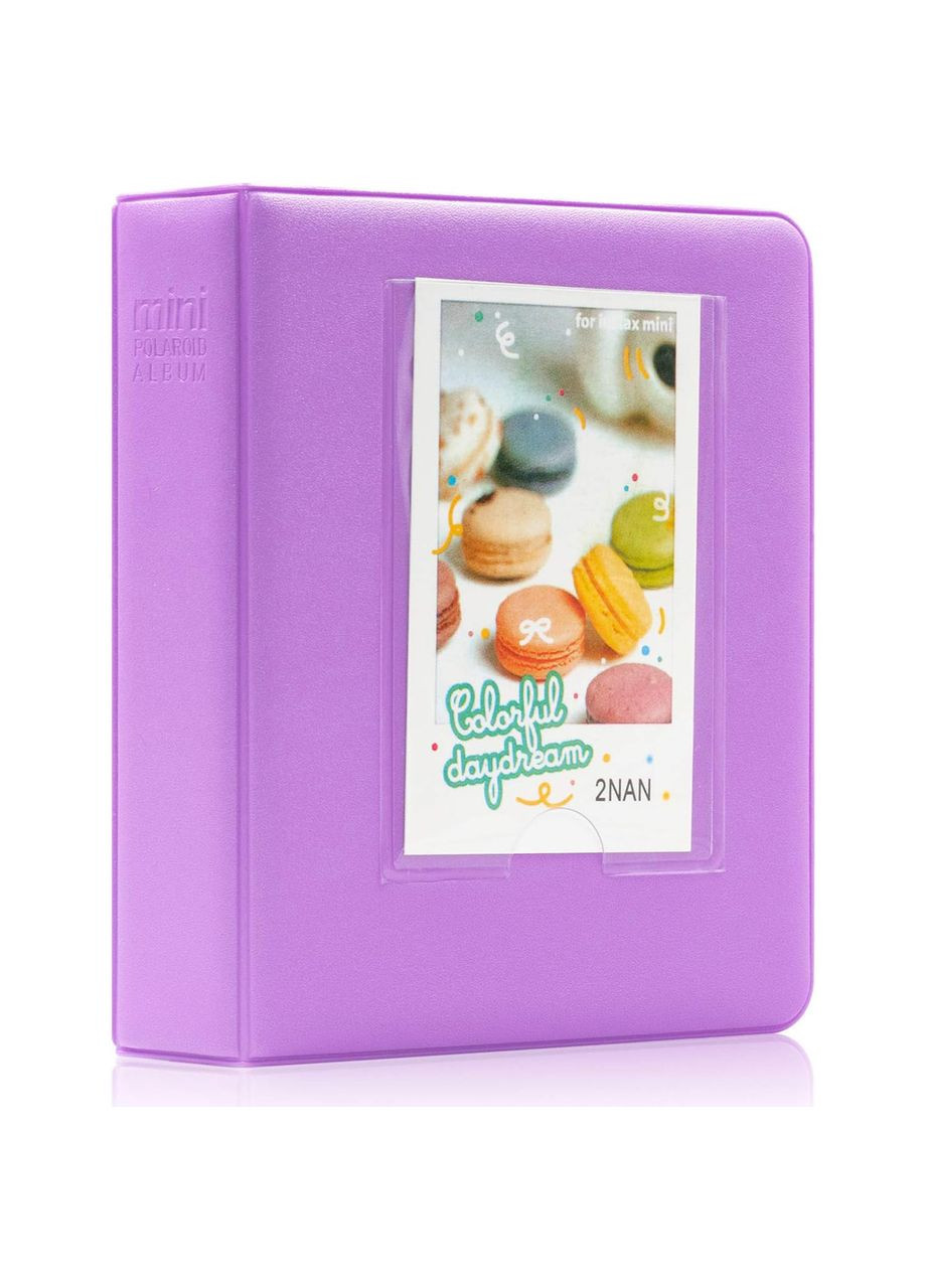 Фотоальбом для Instax Mini 12/11/40/70/90/99/EVO/Link/Liplay Polaroid 300/Z2300 фиолетовый Fujifilm (361784781)