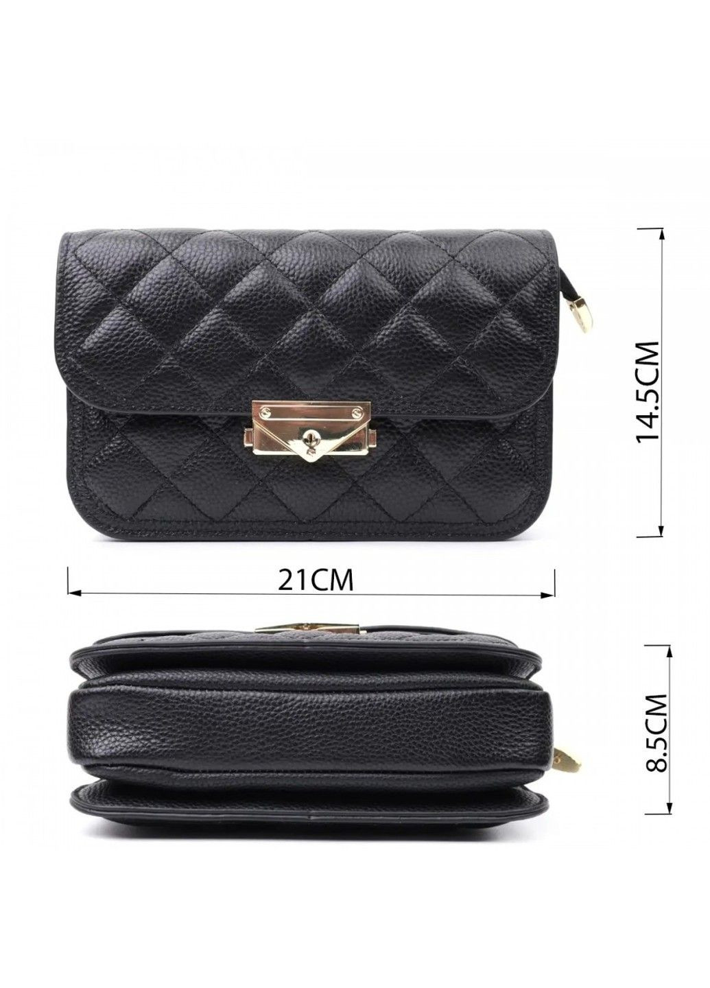 Молодіжна жіноча шкіряна сумка через плече 22671 Vintage (298793351)