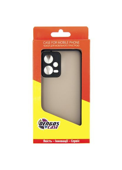 Чехол для мобильного телефона Matte Xiaomi Redmi Note 12 5g (black) (DG-TPU-MATT-129) DENGOS Matte Xiaomi Redmi Note 12 5g (black) (366154018)