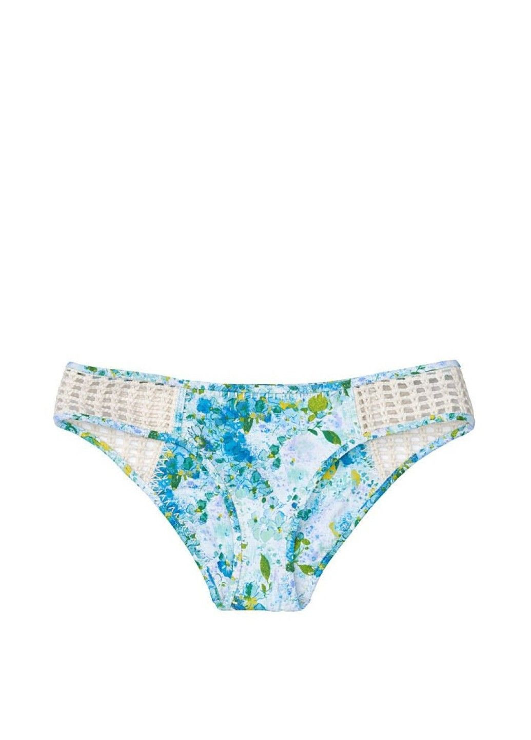 Комбинированный купальник push-up bra flower print раздельный Victoria's Secret