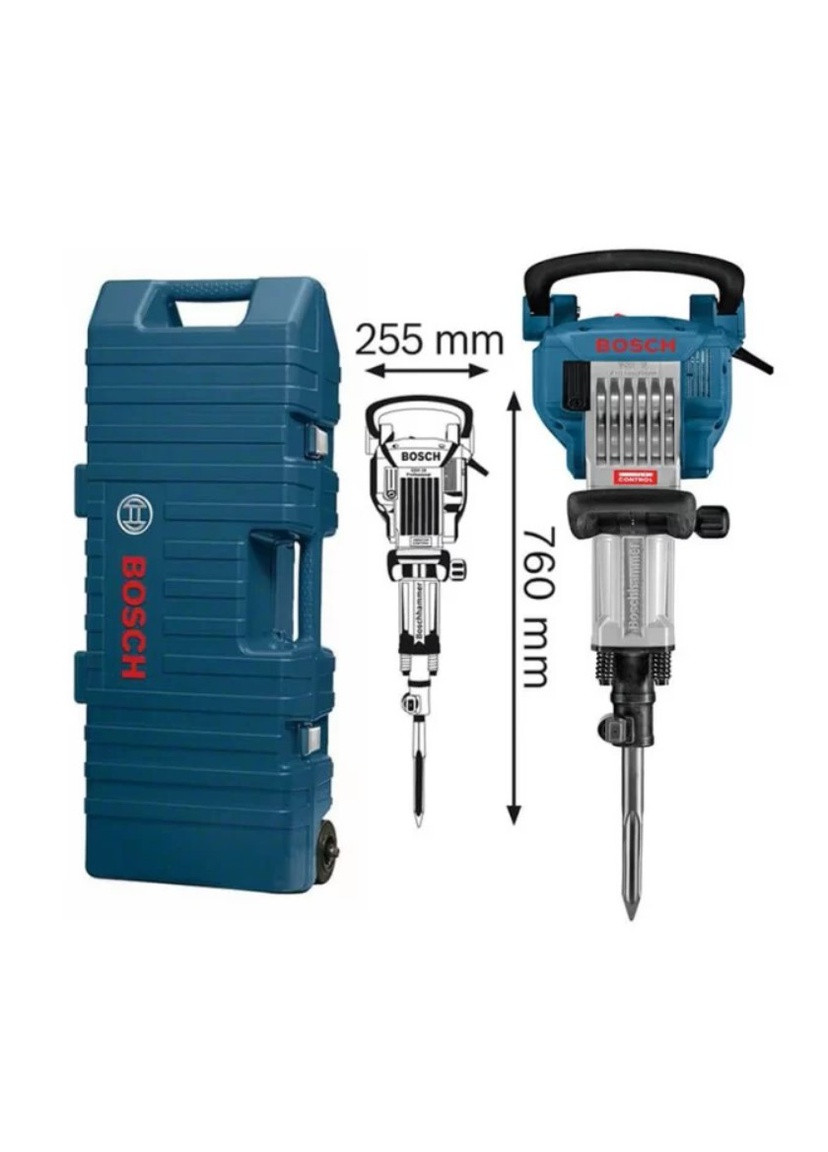 Электрический Отбойный молоток GSH 1630 Professional (1750 Вт, 41 Дж, SDS-Hex) + кейс и зубило (20136) Bosch (265221596)