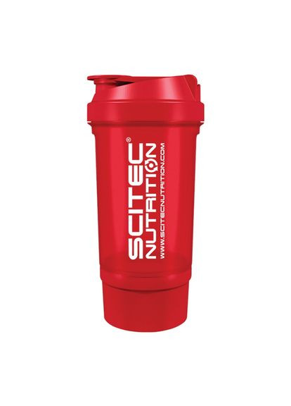 Шейкер Shaker 500 мл 2-х компонентный, Red Scitec Nutrition (334706150)