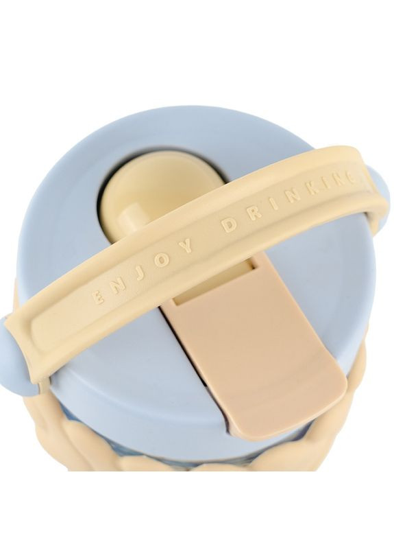 Бутылка для воды " " /K25-1231-1/ 900 мл, бежево-голубой (1/48) Kite (367761561)