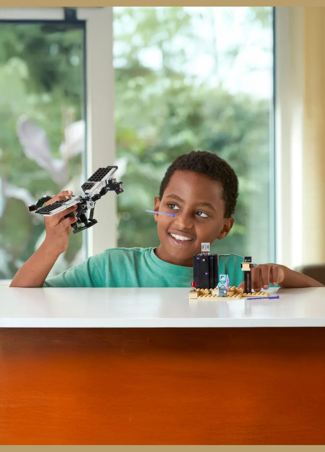 Конструктор Minecraft Битва у Краю 228 деталей 73441, Minecraft конструктор Край DobraMAMA (313032389)