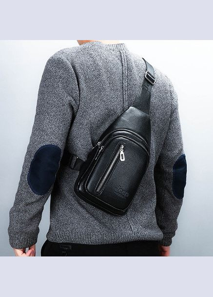 Мужская сумка бананка на грудь экокожа Jeep (334730678)