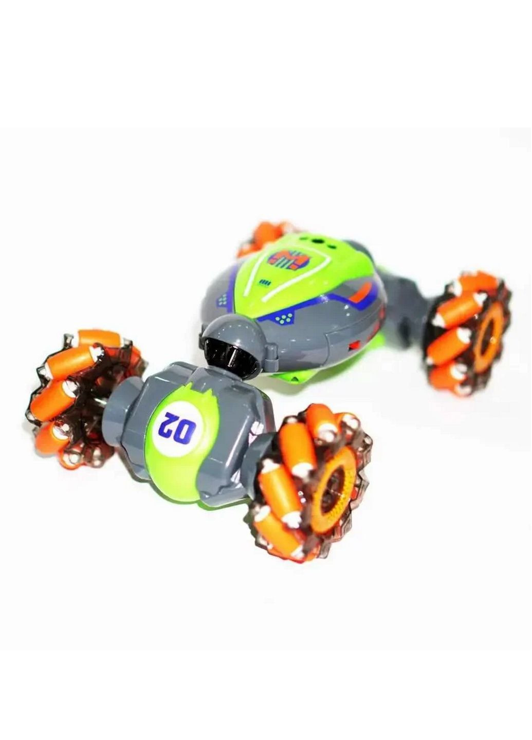 Машинка перевертень на радіокеруванні управління рукою без пульта Зелена More Stunt Car 1829-2 (314466947)