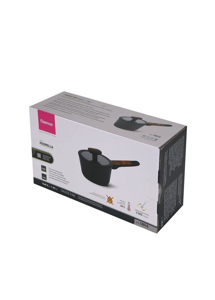 Ковш с крышкой Feorella 1,45 л 14510 Fissman (316468150)