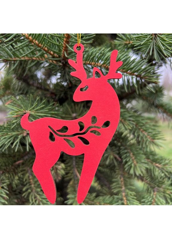 Набір ялинкових прикрас "Казкові звірятка етно" FDZ-532-4, 10 шт Fabrika Decoru (364551654)