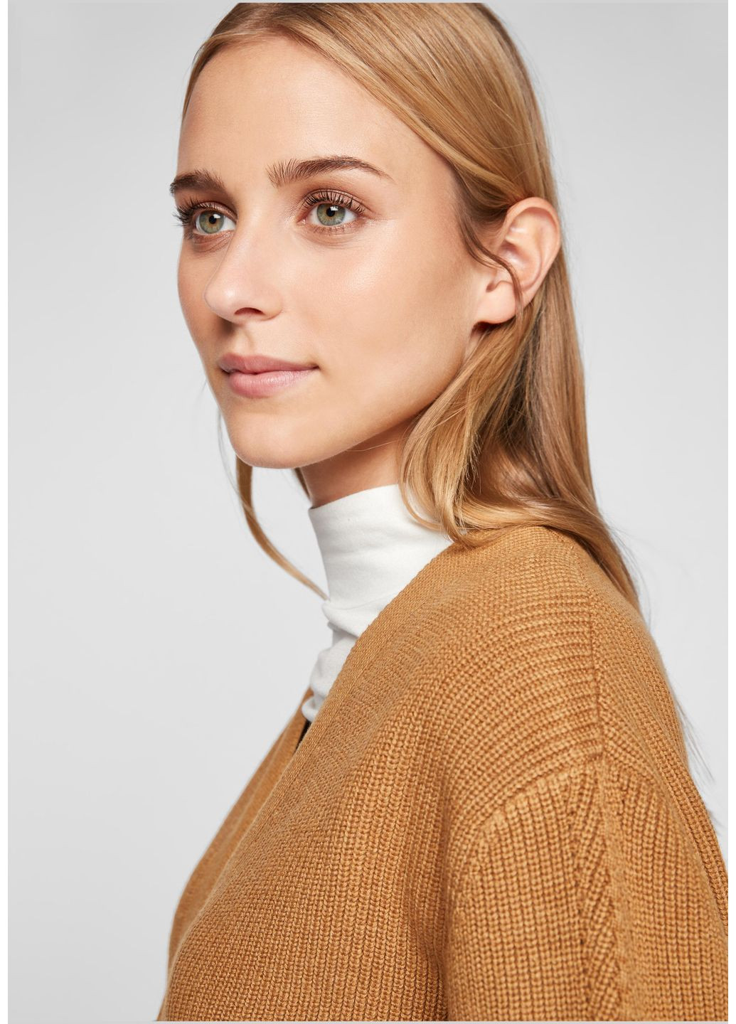 Коричневый демисезонный кардиган S.Oliver