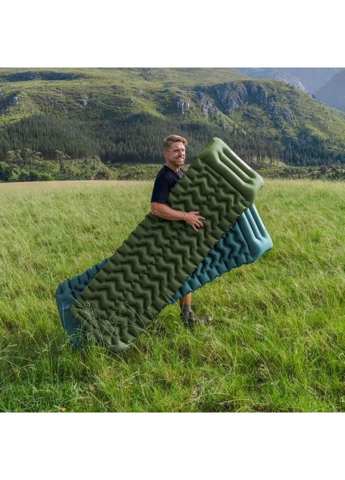Коврик надувной CNK2550WS019 65мм с помпой Green Naturehike (369851261)