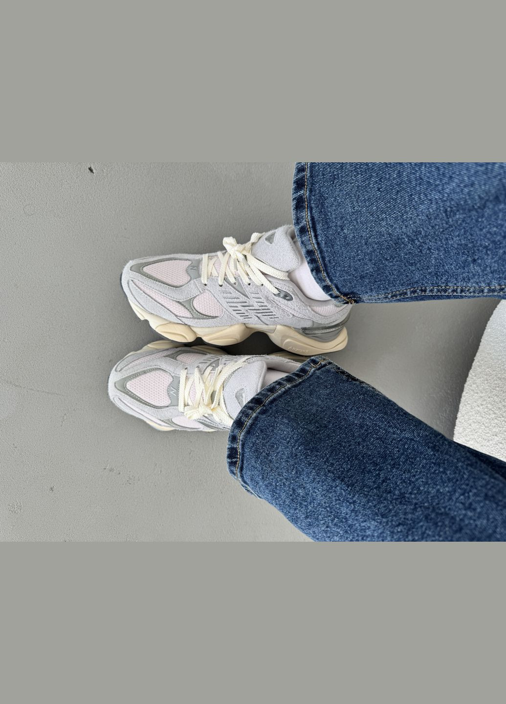 Серые демисезонные кроссовки мужские и женские new balance 9060 grey | нью беланс 9060 серые No Brand