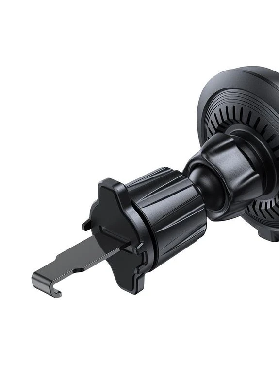 Бездротовий зарядний пристрій СolorWay MagSafe 360° Air Vent 15W Black (CW-CHMW041Q-BK) Colorway (336959616)