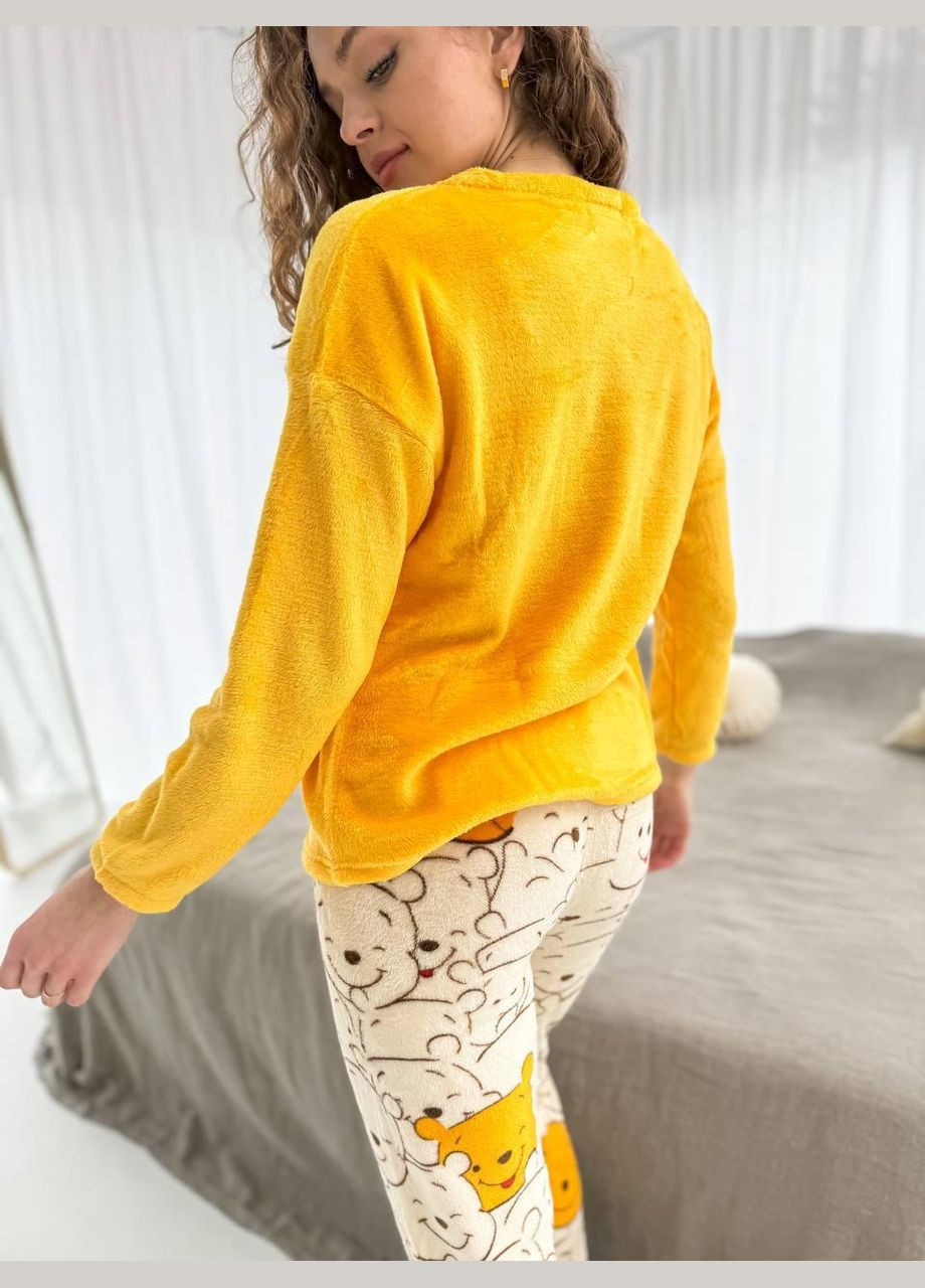 Желтая зимняя пижама женская желтая xs (2734) GT