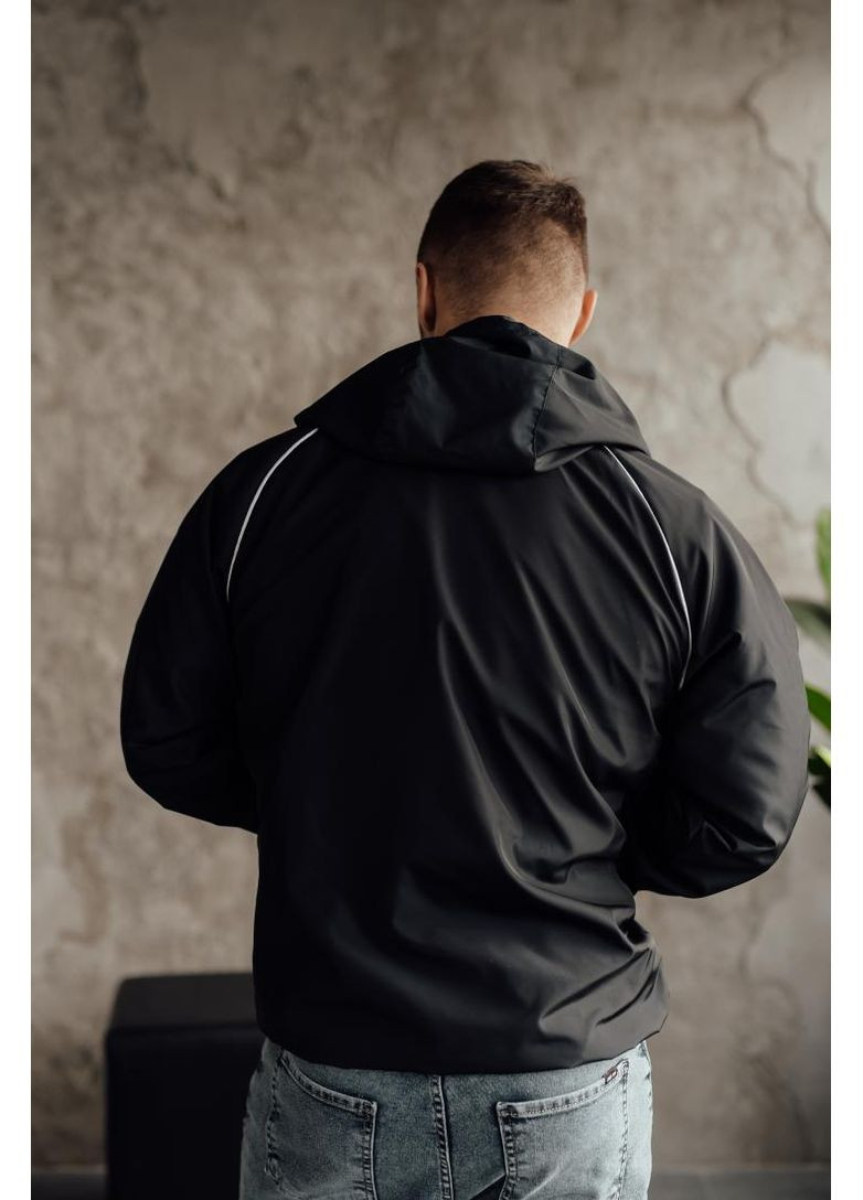 Комбинированная демисезонная анорак мужской на подкладке не утепленный весна за капюшоном мужская одежда No Brand