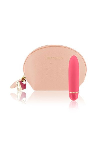 Вибропуля Classique Vibe мини-вибратор на 7 режимов, чехол-косметичка Coral RIANNE S (297587569)