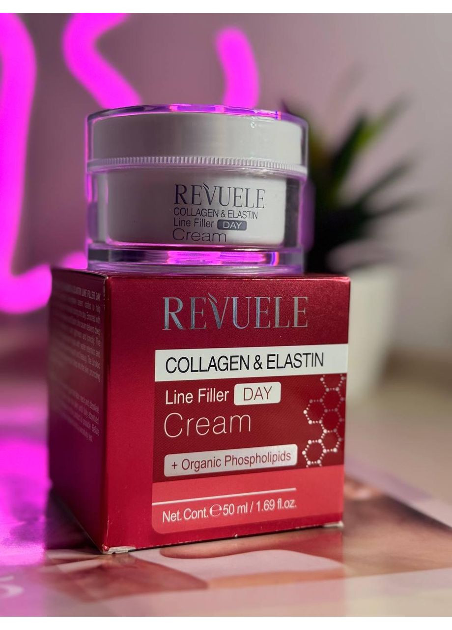 REVUELE ✨ Крем-філер денний з колагеном та еластином Bio Active Skin Care, 50 мл — Крем, Болгарія (369720069)
