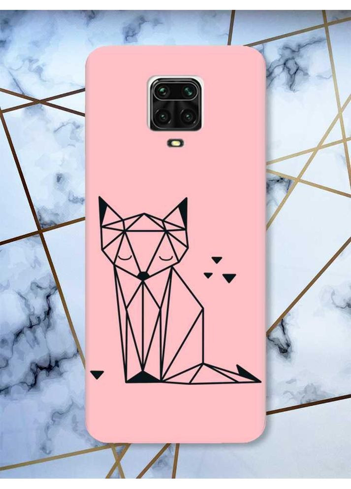 Матовый чехол на Xiaomi Redmi Note 9 Pro / 9S / 9 Pro Max Лиса (принт 126) Creative (359497338)