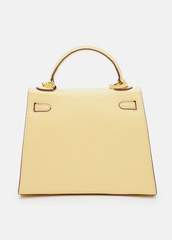 Жіноча шкіряна сумка K1EZE3167ye-yellow Borsa Leather (338188869)