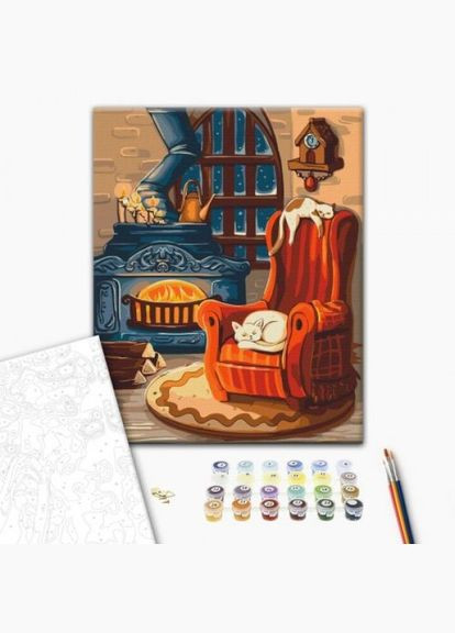 Картина по номерам "Уютная зима © Лазаренко Елена" ★★★ Brushme (318019921)