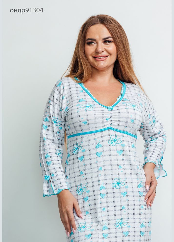 Жіноча нічна сорочка з віскози Isik (323481178)