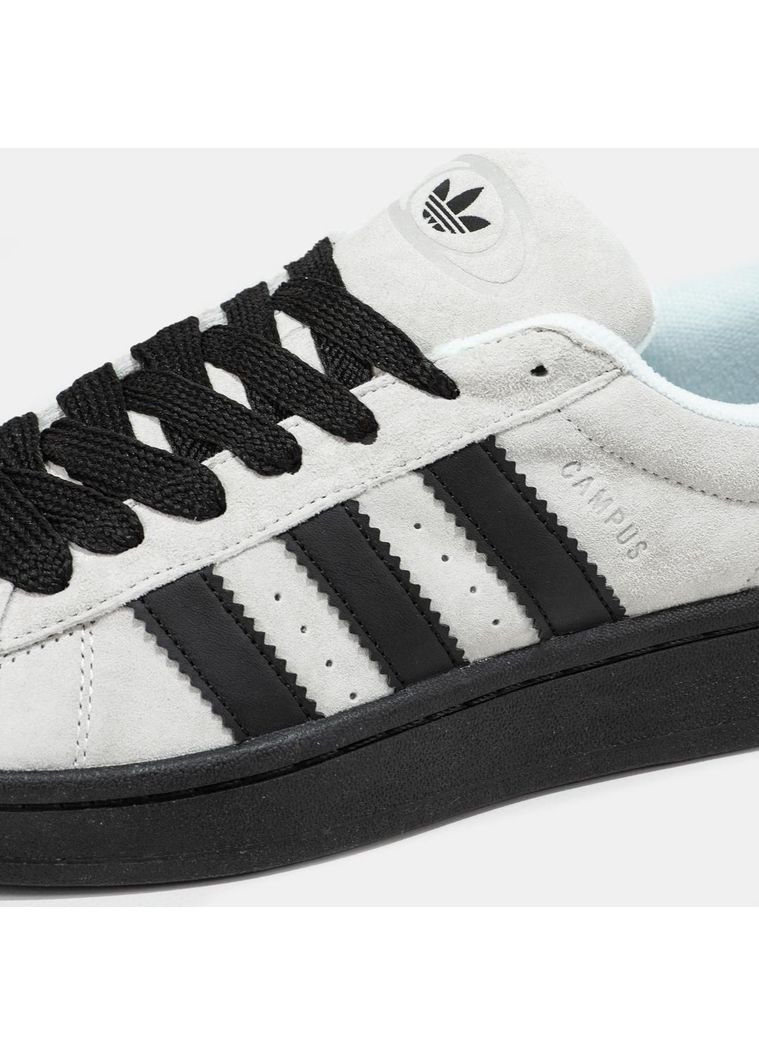 КРОСІВКИ ЖІНОЧІ ADIDAS CAMPUS 00S GREY BLACK АДІДАС КАМПУС No Brand сірі демісезони (368647037)