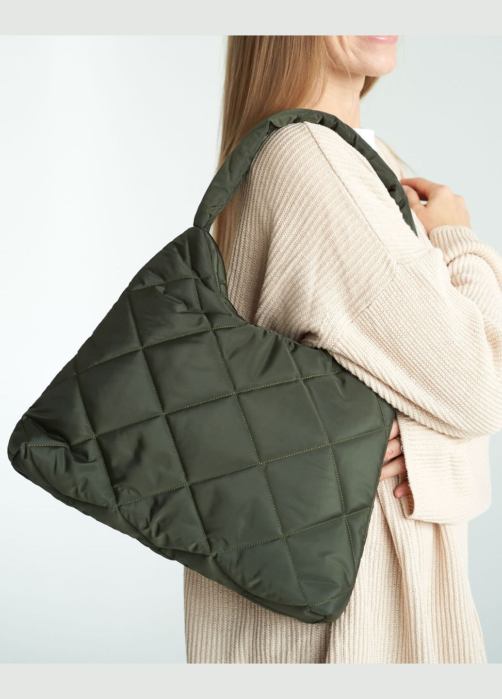 Сумка жіноча крос боді нейлонова (wel-12128) Оливковий WeLassie (315864696)