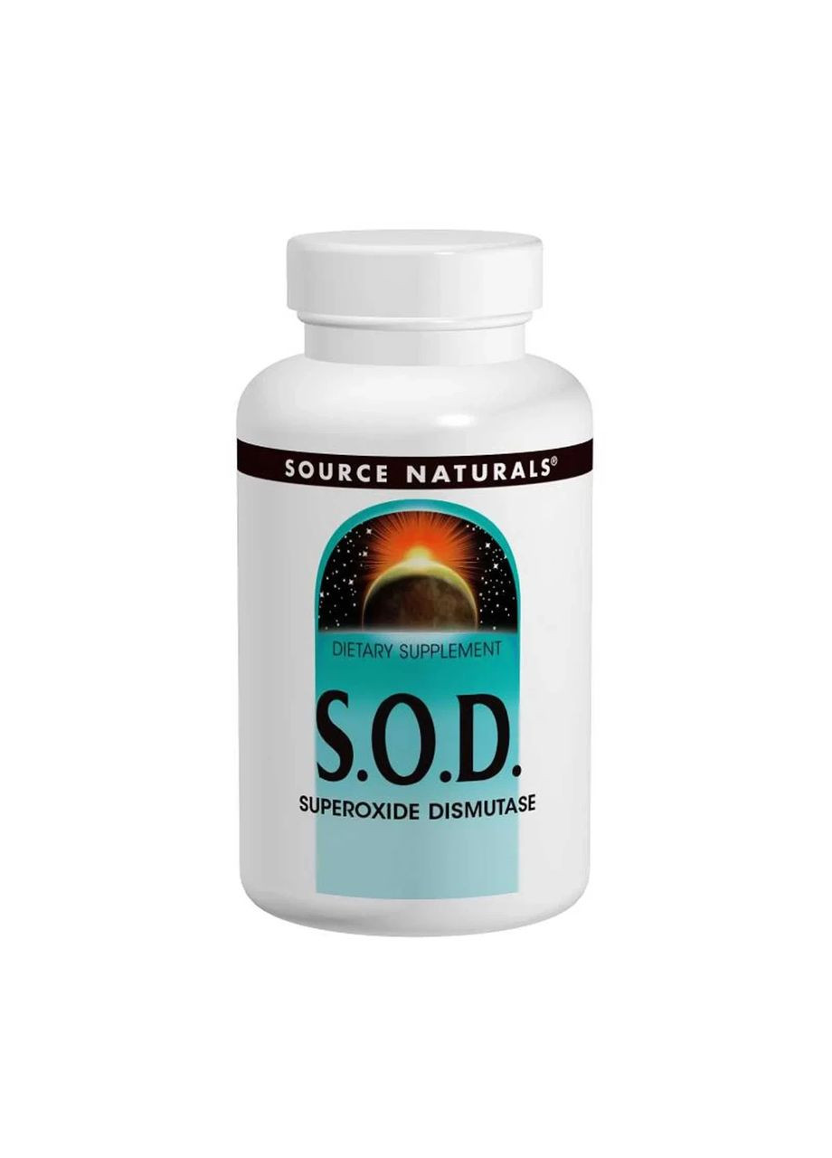 СОД ферменти (S.O.D.) 235 мг 90 таблеток Source Naturals (361118519)