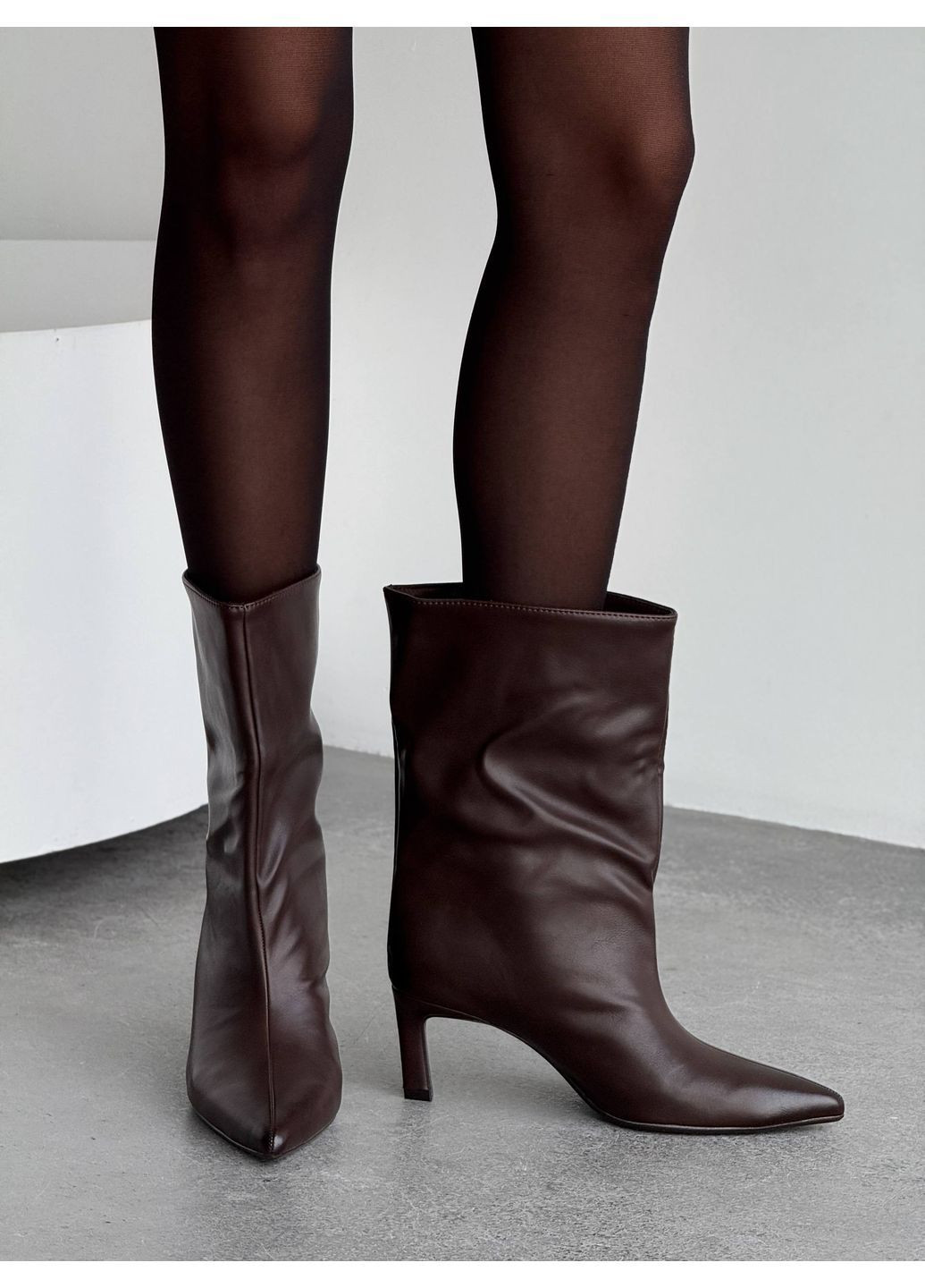 Коричневі демісезонна демісезонні ботильйони No Brand