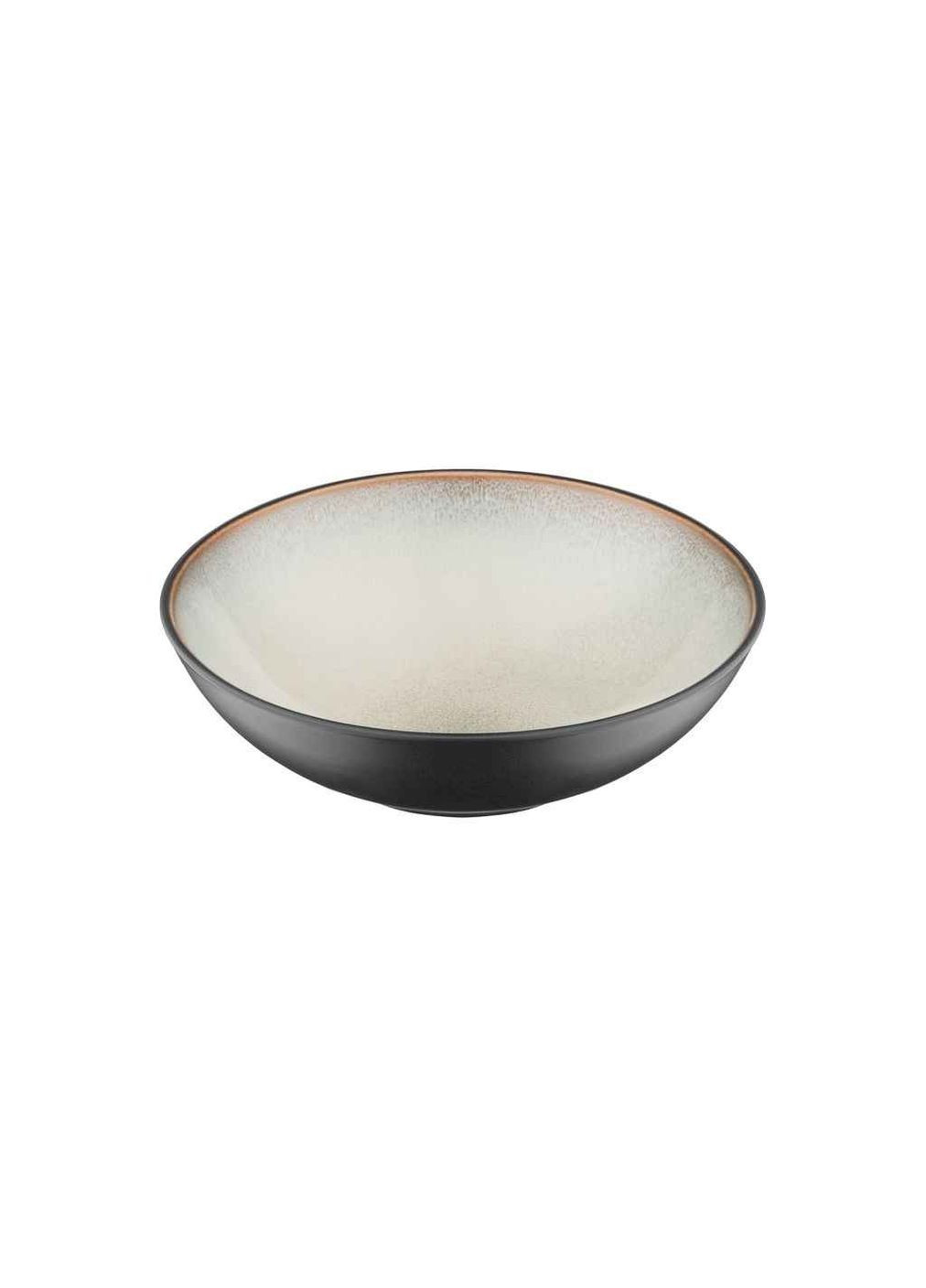 Тарелка суповая 630мл 18см Bolzano черно-зеленая Ardesto (357219006)