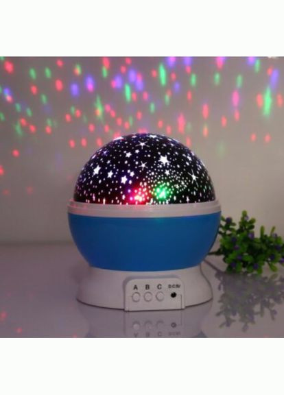 Ночной проектор «Звездное небо» Star Master, из пластика синий (826534) UNI (322127572)