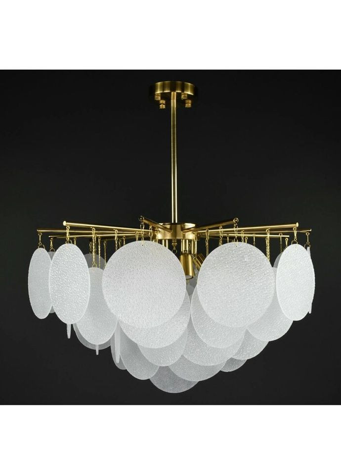 Стельова люстра на 6 лампочок 27514 Латунь 62-92х82х82 см. Sunnysky (335975218)