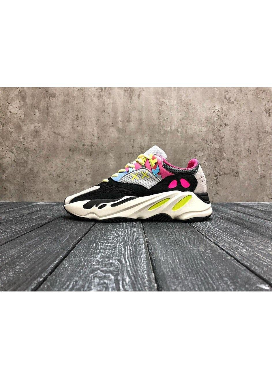 КРОСІВКИ ЖІНОЧІ ADIDAS YEEZY BOOST 700 V1 WAVE RUNNER PINK KAWS АДІДАС ІЗІ БУСТ No Brand рожеві демісезони (367173230)