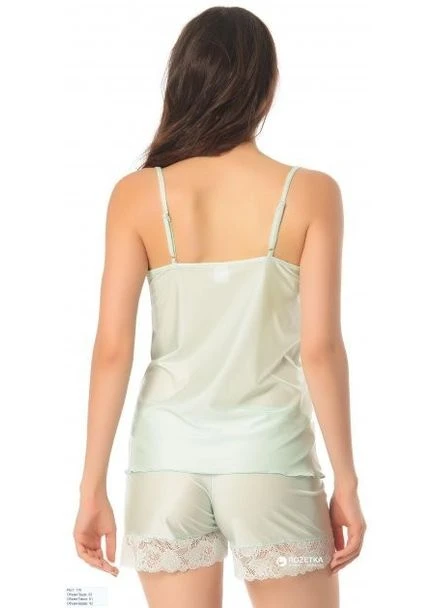Мятная всесезон пижама из микрофибры и кружева мятная Felisiya Lingerie