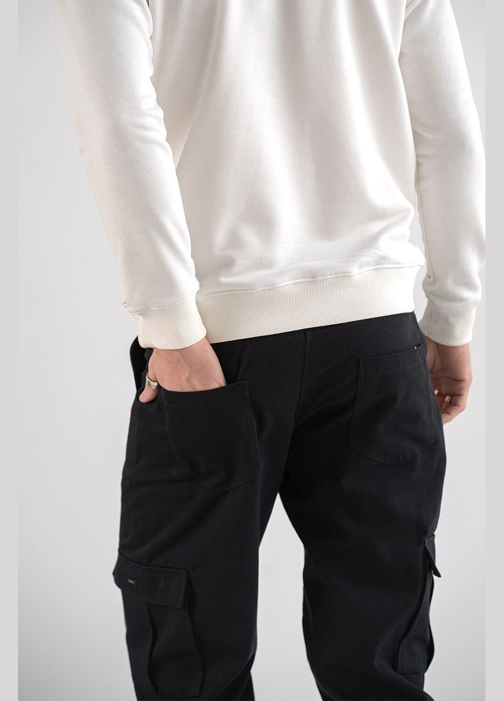 Черные демисезонные брюки Teamv