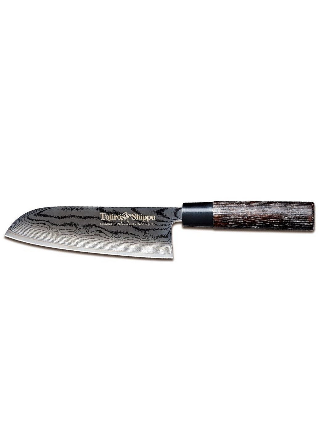 Кухонный нож Сантоку Shippu Black Tojiro (288183541)