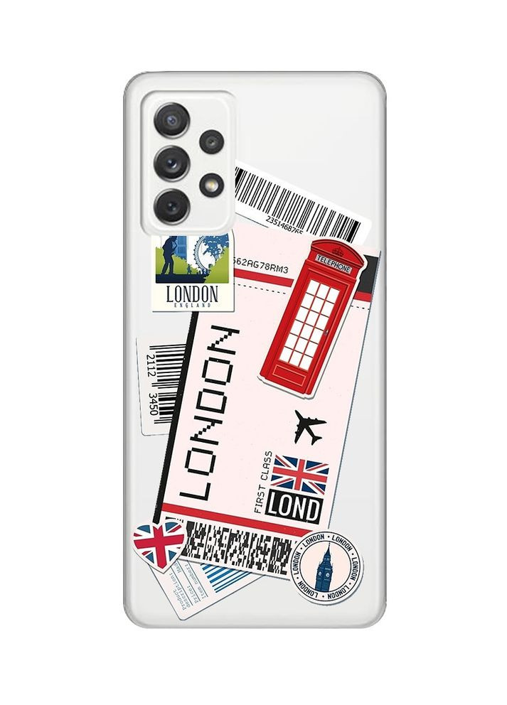 Прозорий чохол на Samsung Galaxy A72/A725:: Подорожі. Лондон (принт 326) Creative (360703509)
